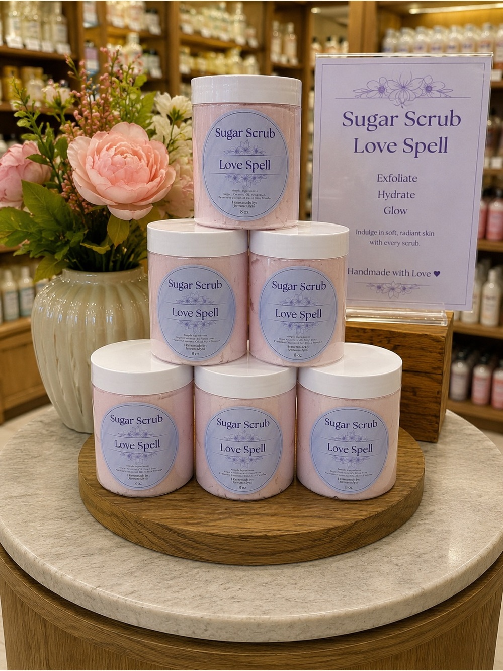 Love Spell Body Sugar Scrub. 8oz